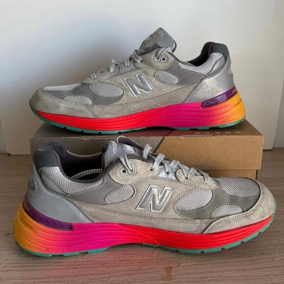 New Balance 992 Made In USA Grey/Multi Men Sneakers M992BC - SZ 13 D main image 12